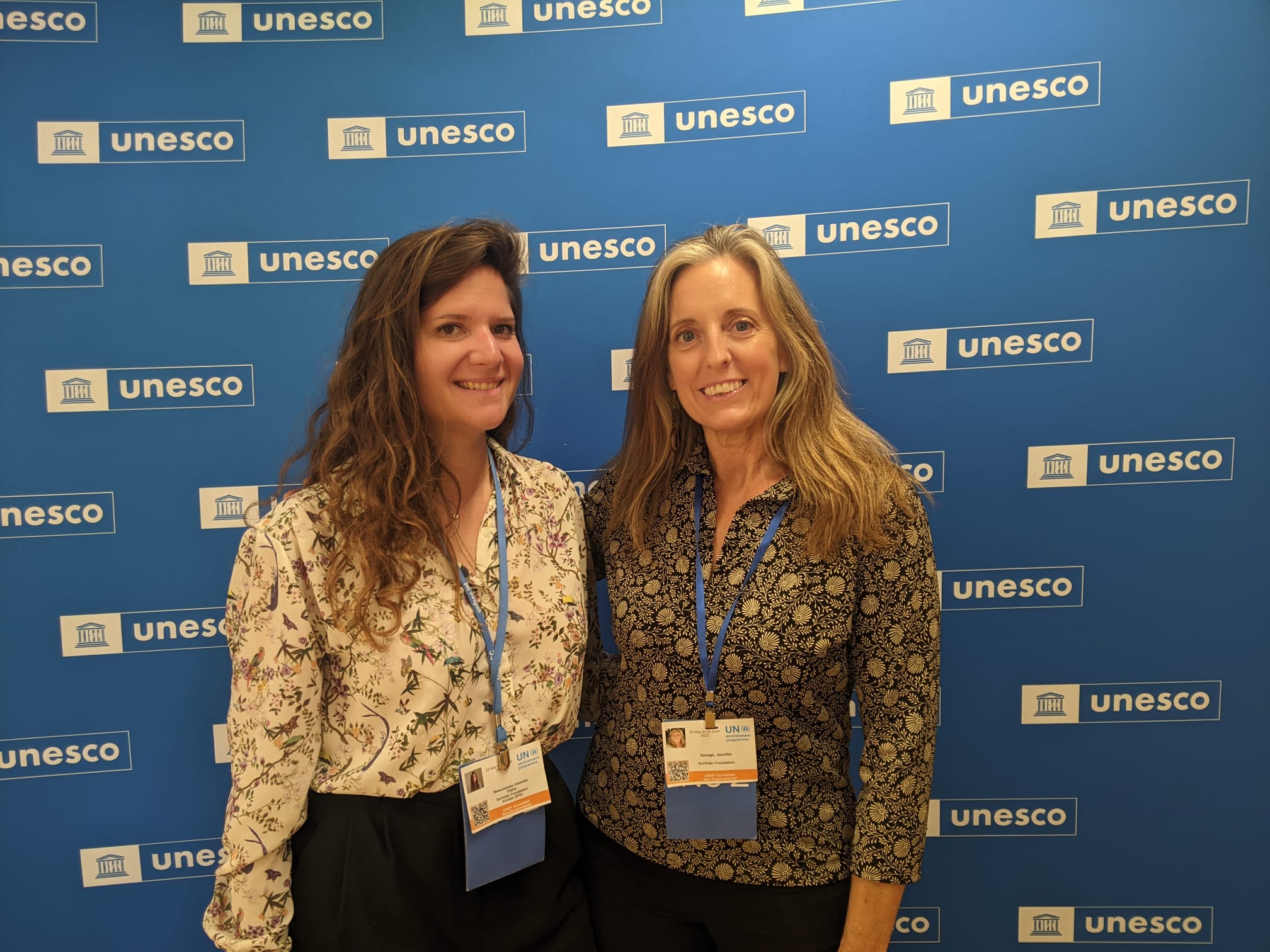 Diane and Jen UNESCO