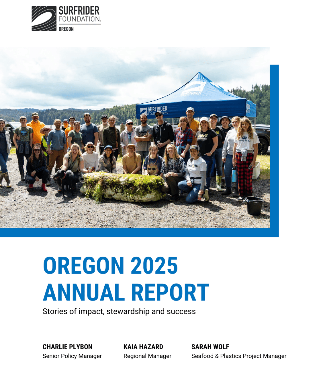Cover of the 2025 Oregon Annual Report