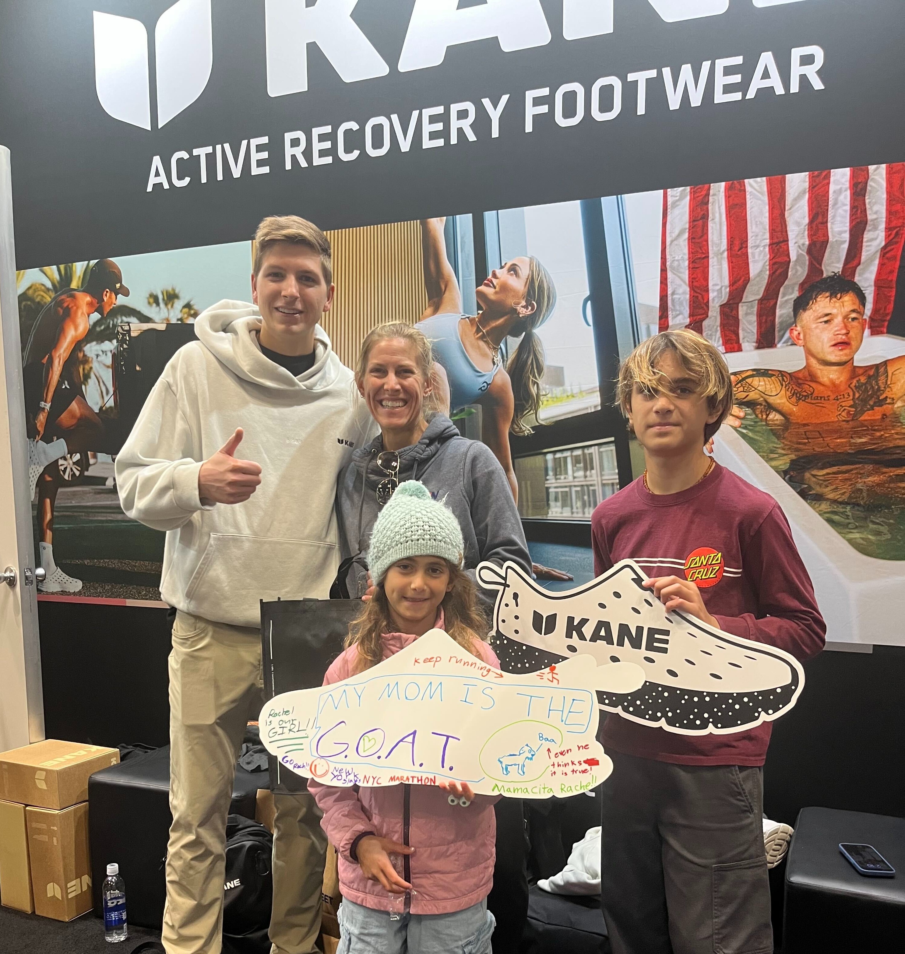 Sign making at the KANE expo booth