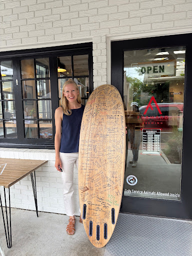 Sign the Surfboard Forward Brewing