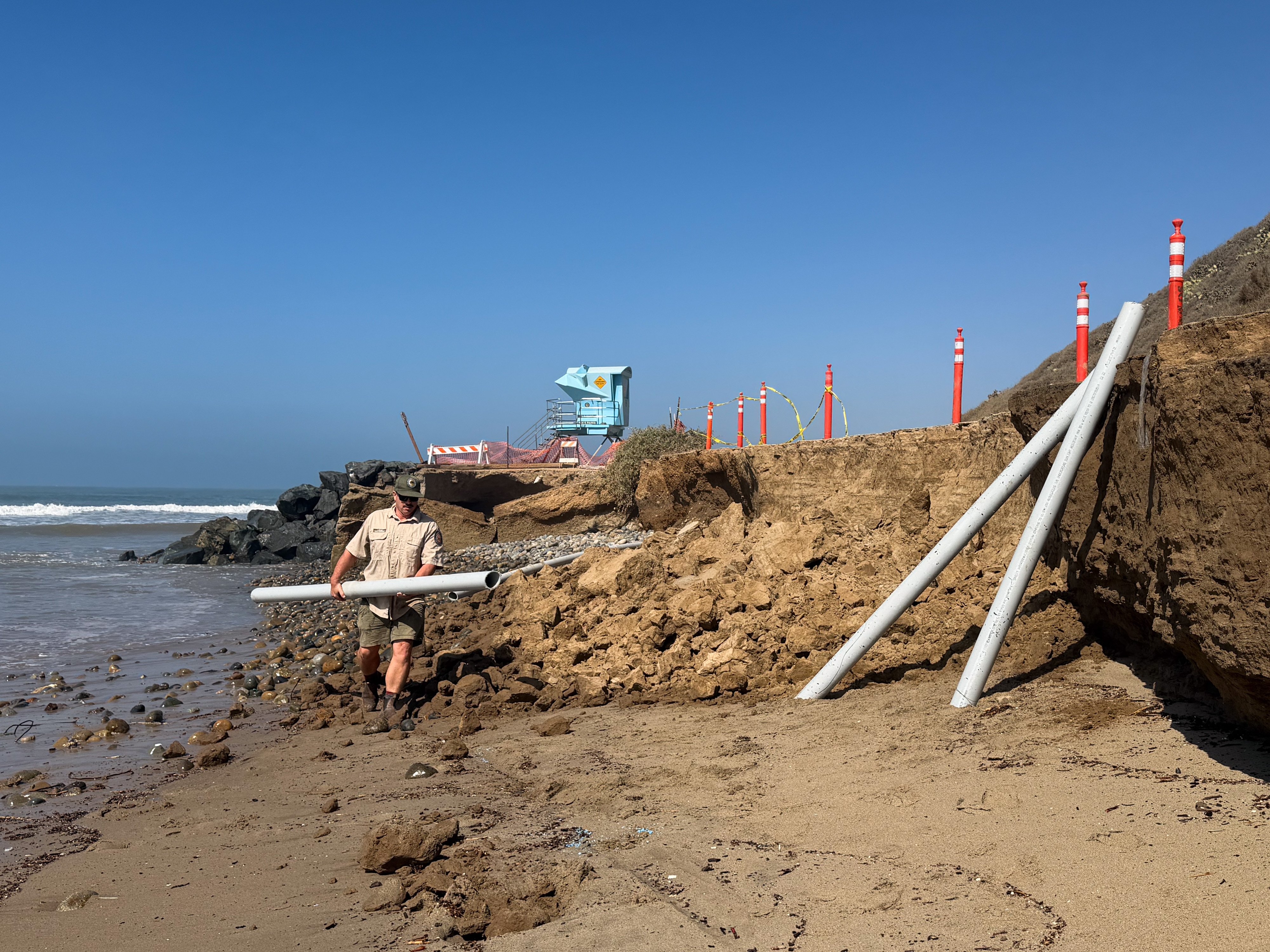 State Parks staff working on infrastructure repairs