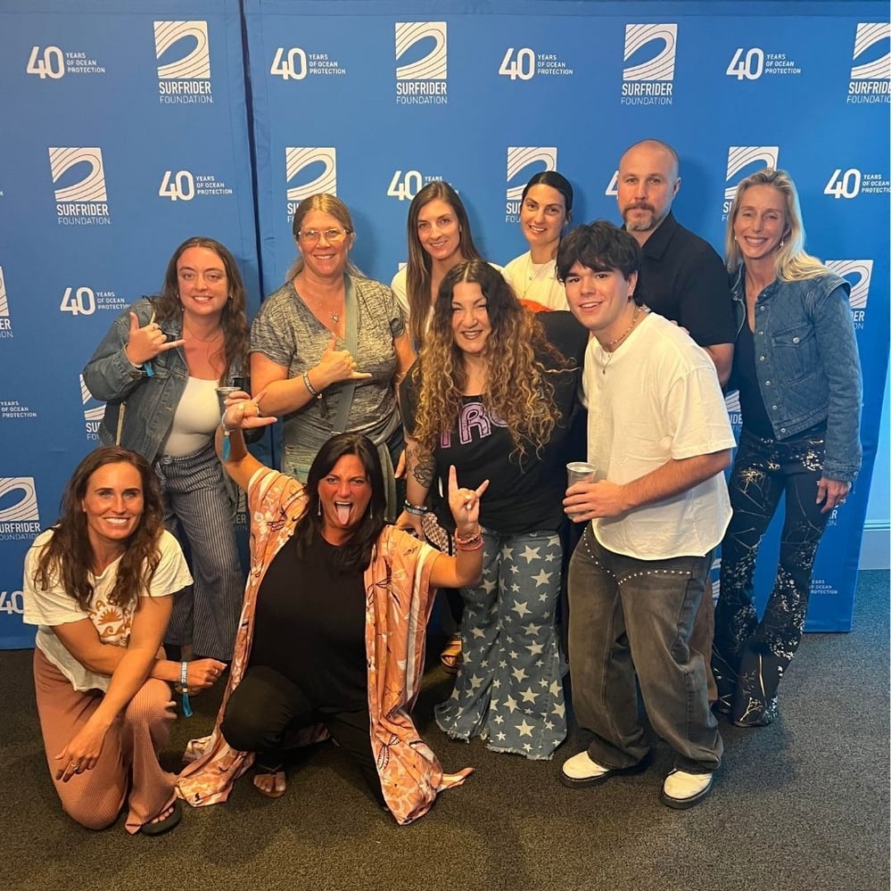 Tree and New York-based Surfrider staff and volunteers at our 40th anniversary celebration in Long Beach, California.