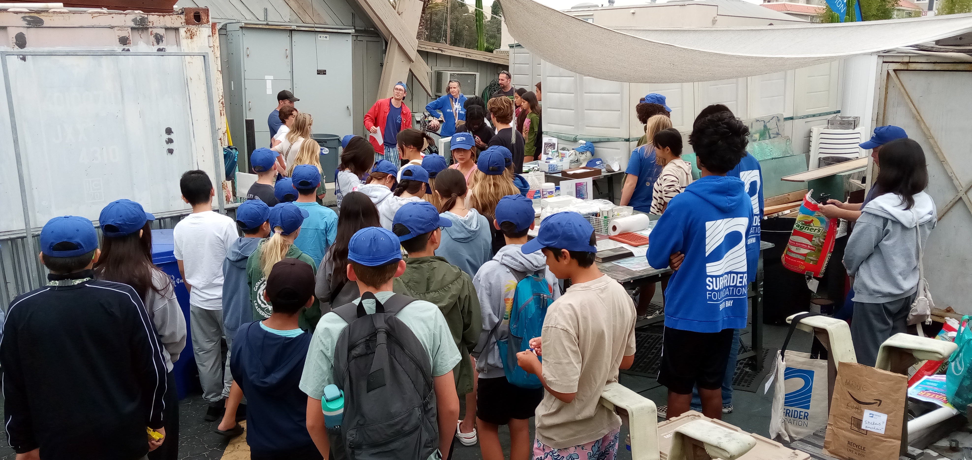 Blue Water Task Force South Bay Teach and Test Students