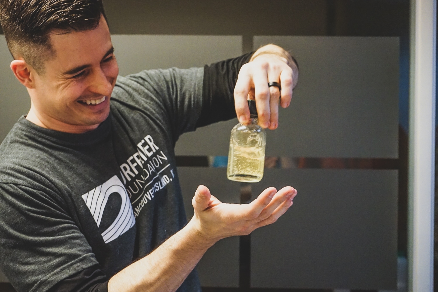 Surfrider coordinators testing water Surfrider coordinators testing water