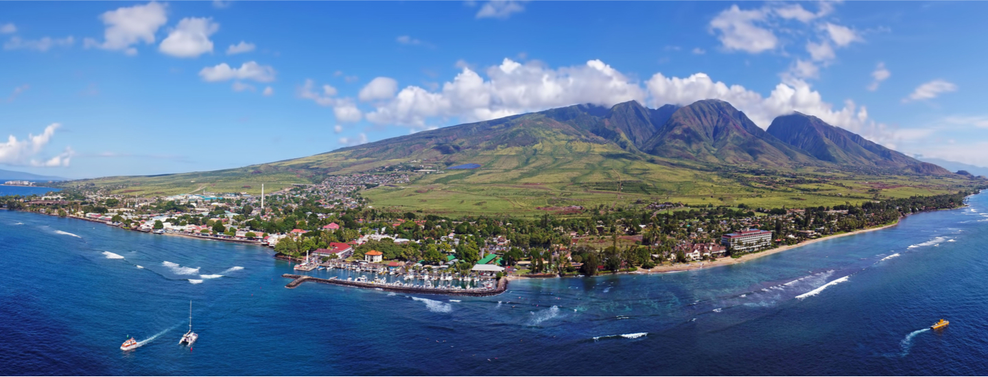 Lahaina coastline pre-fire