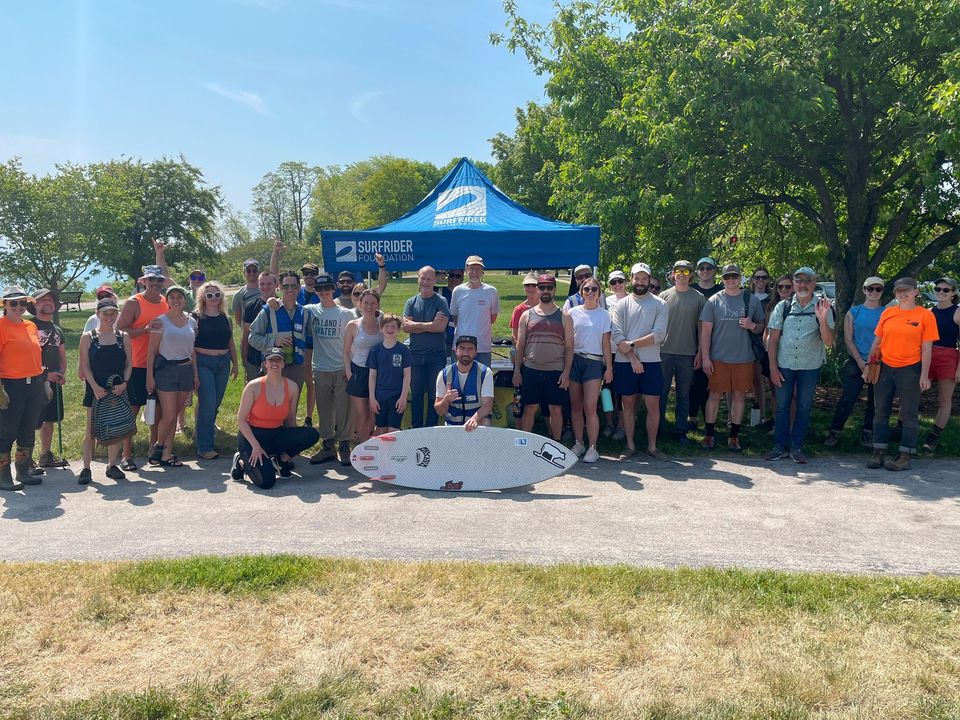 Volunteer Participants in the Milwaukee Chapter's Atwater Beach Dune Restoration Event